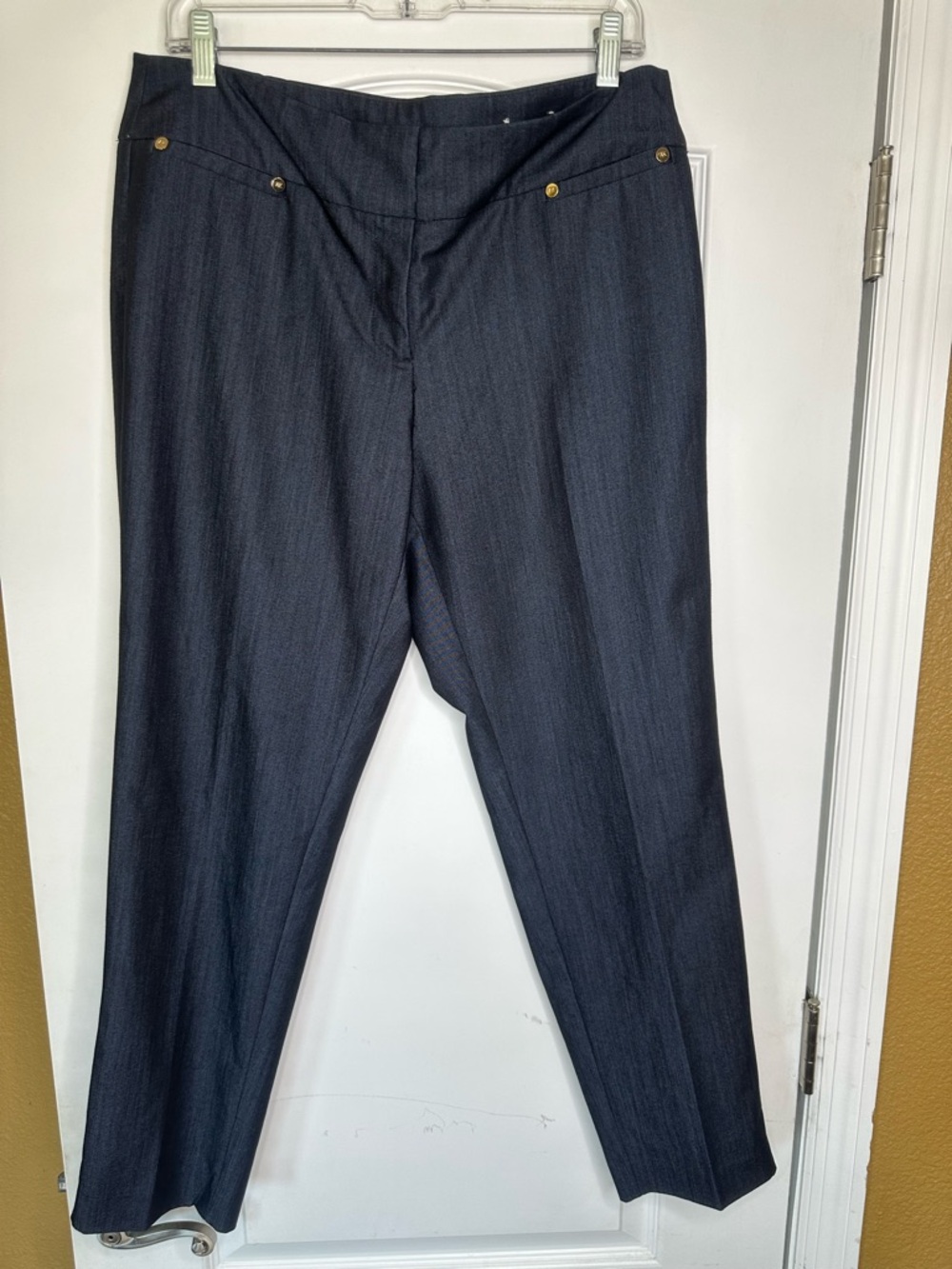 Anne Klein Woman’s Dark Blue Dress Pants